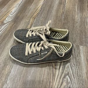 TAOS “Star” pinstripe canvas sneakers Size 9.5